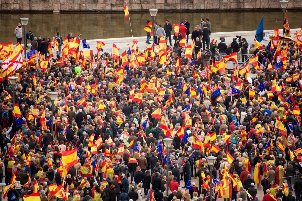 Las imágenes de la concentración en Madrid.