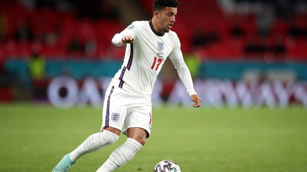Sancho, con la selección inglesa
