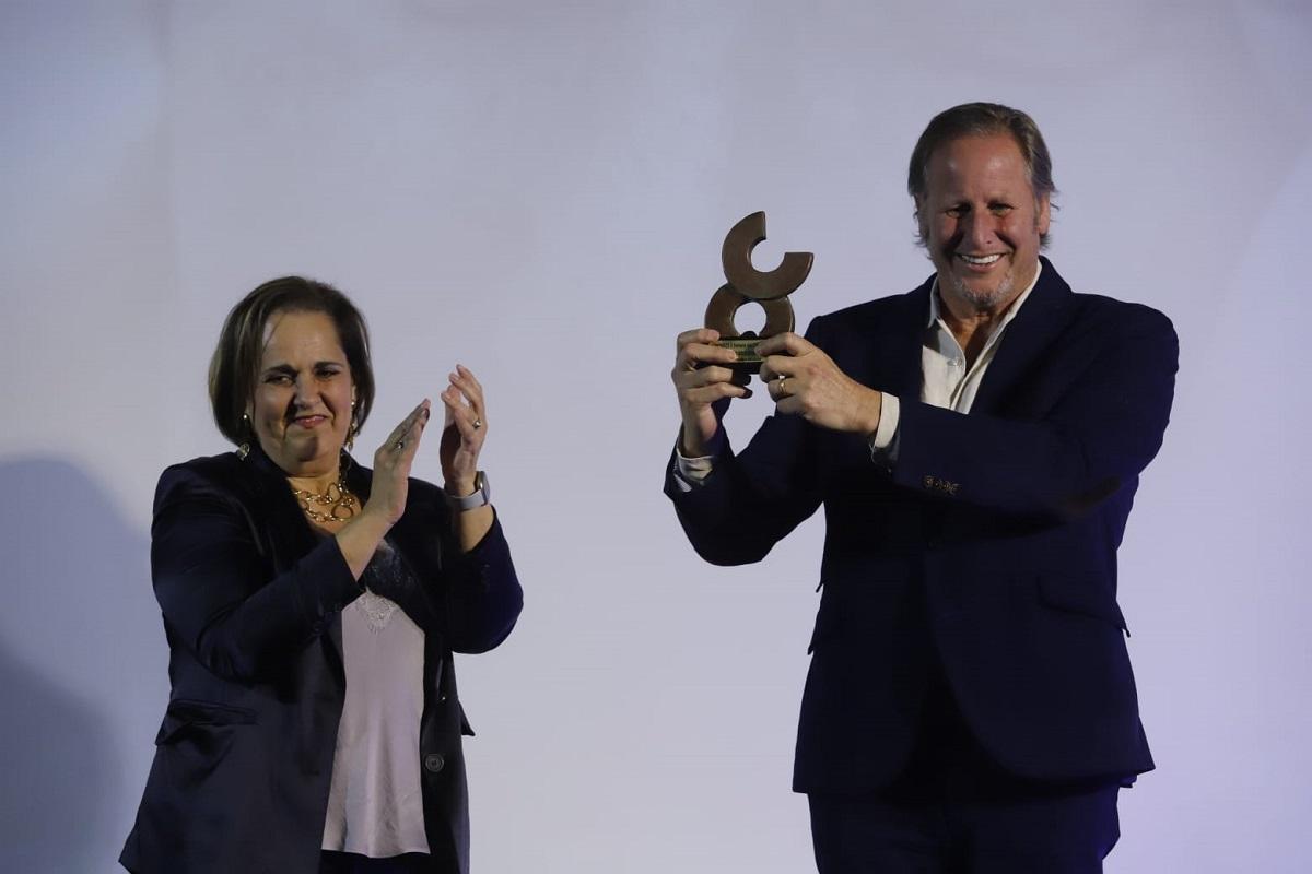 Gerardo Olivares y Blanca Torrent, anoche.