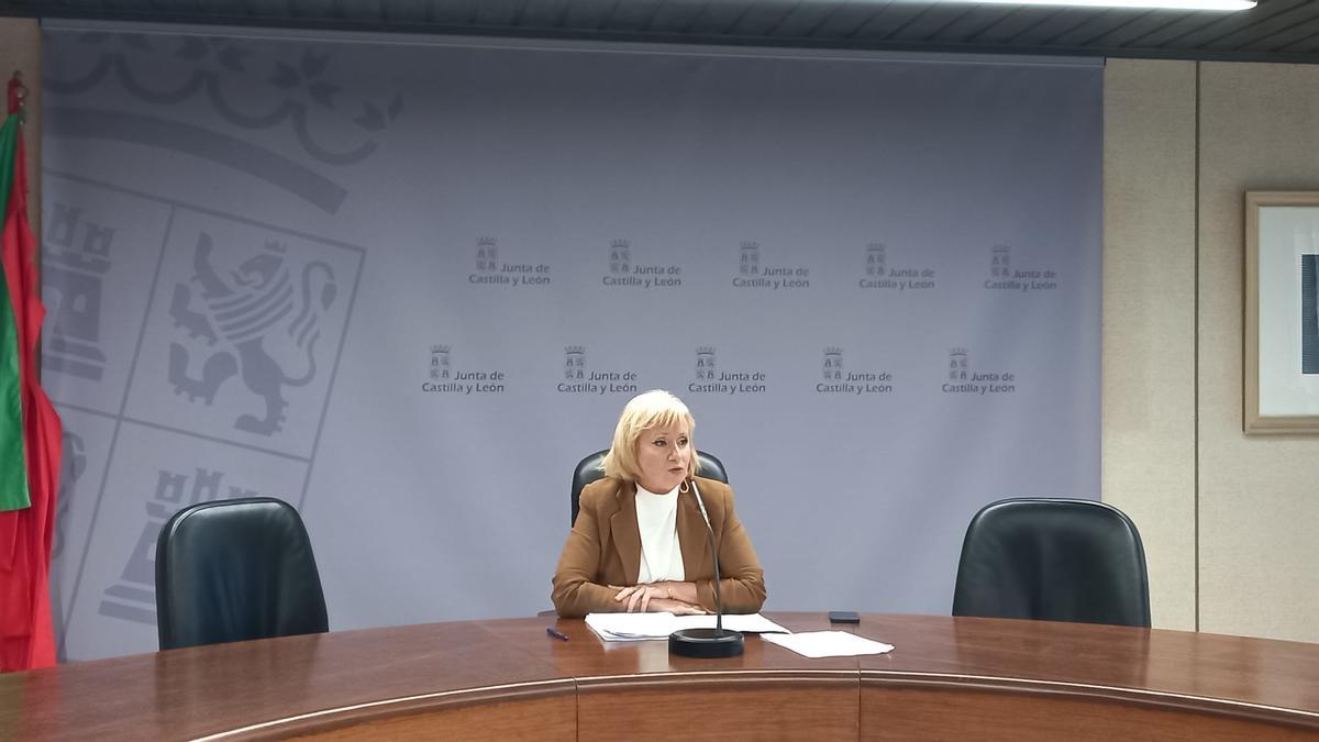 Leticia García, en la rueda de prensa sobre ayudas al alquiler de la vivienda