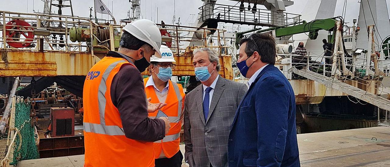 El ministro de Transportes de Uruguay, Luis Alberto Heber, durante su visita a Montevideo.   | // MTOP