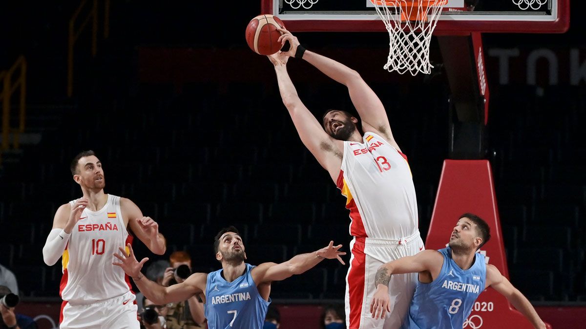 Marc Gasol, durante el partido ante Argentina