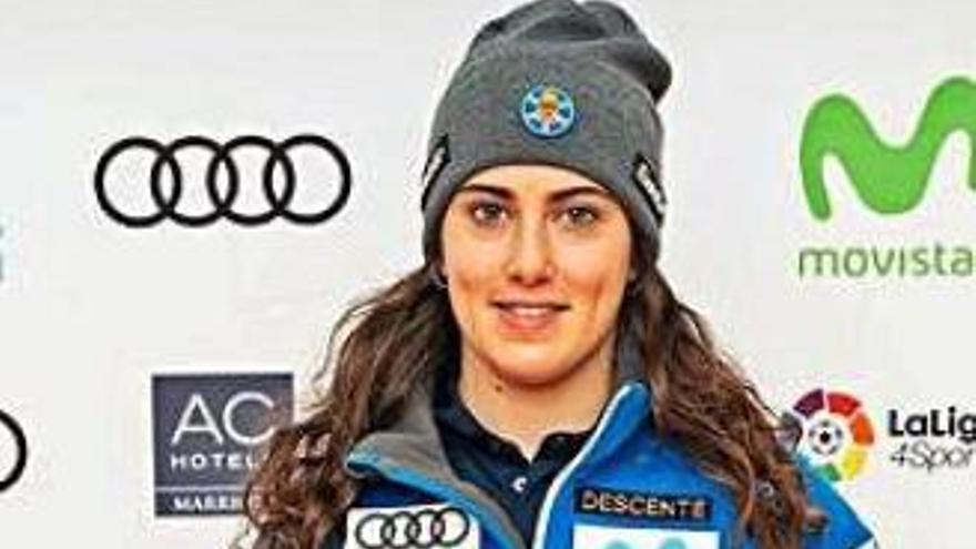 L&#039;esquiadora ribetana Núria Pau
