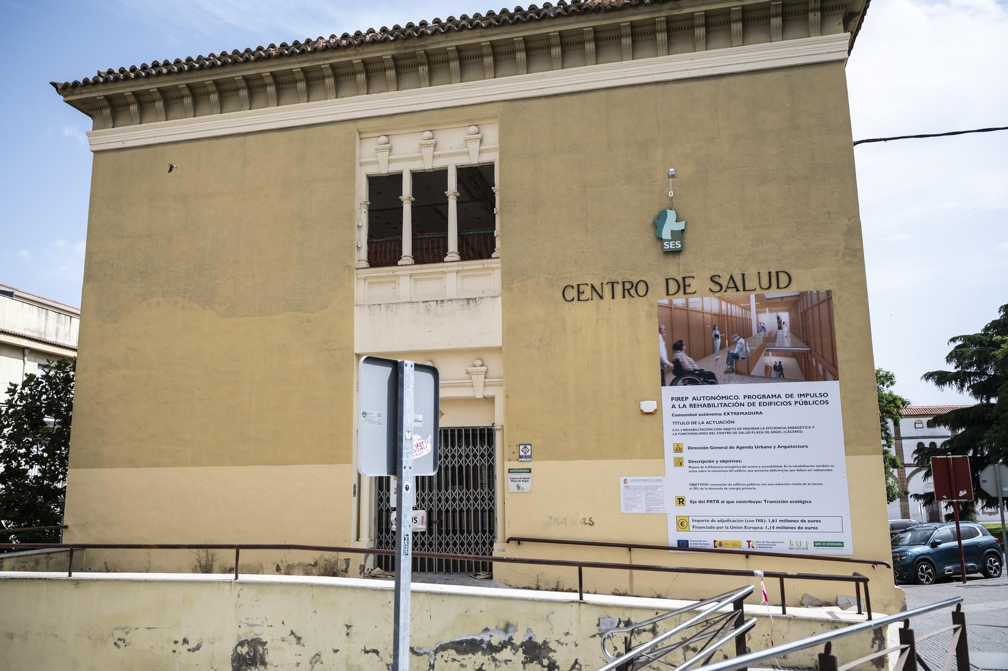 Obras en el Centro de Salud Plaza de Argel