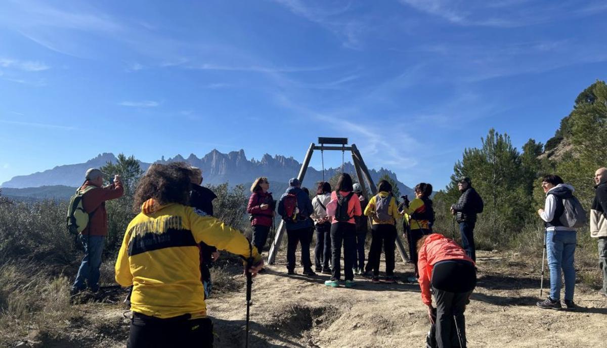 La nova Ruta dels Gronxadors Panoràmics de Montserrat a Sant Vicenç de Castellet | AJ. SANT VICENÇ
