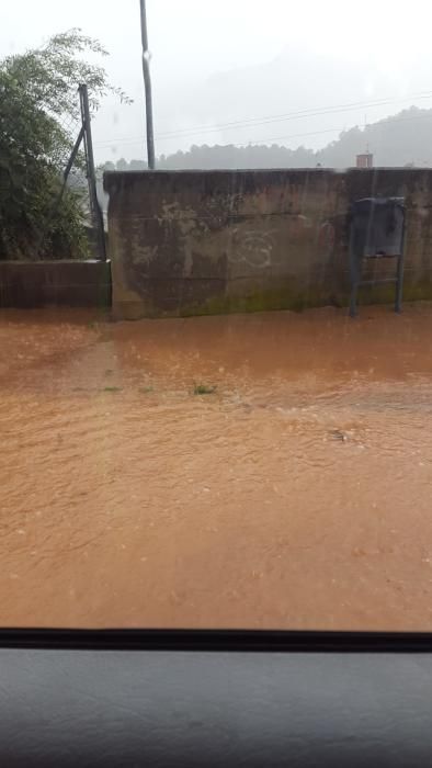 Inundacions per un fort aiguat a Castellbell i el
