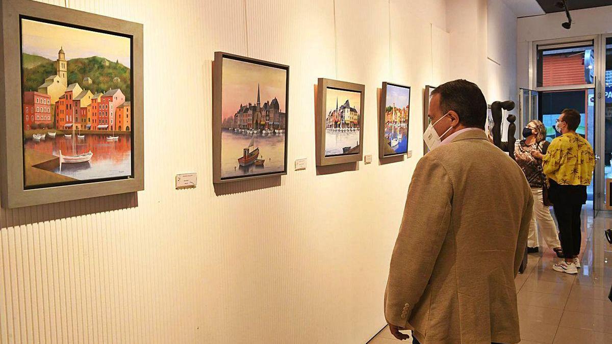 Inauguración de la exposición de Eduardo Malvehy, el jueves en la galería Xerión.