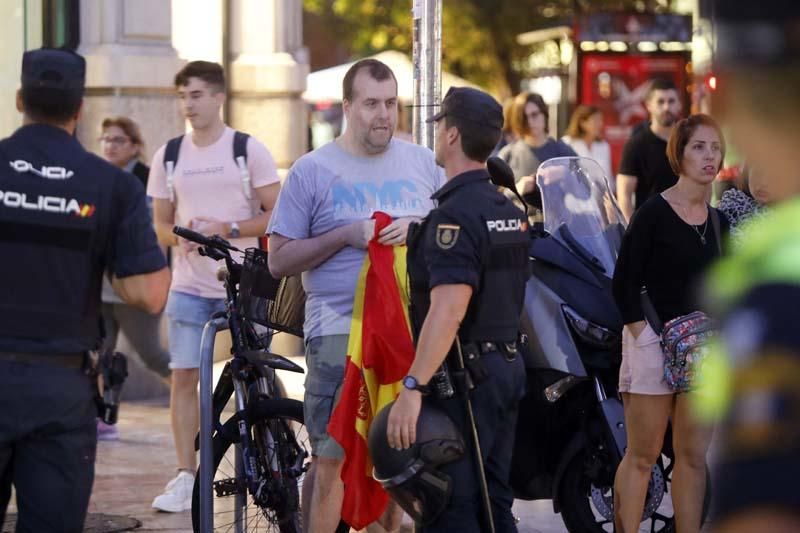 Concentración en València contra la sentencia del 'procés'