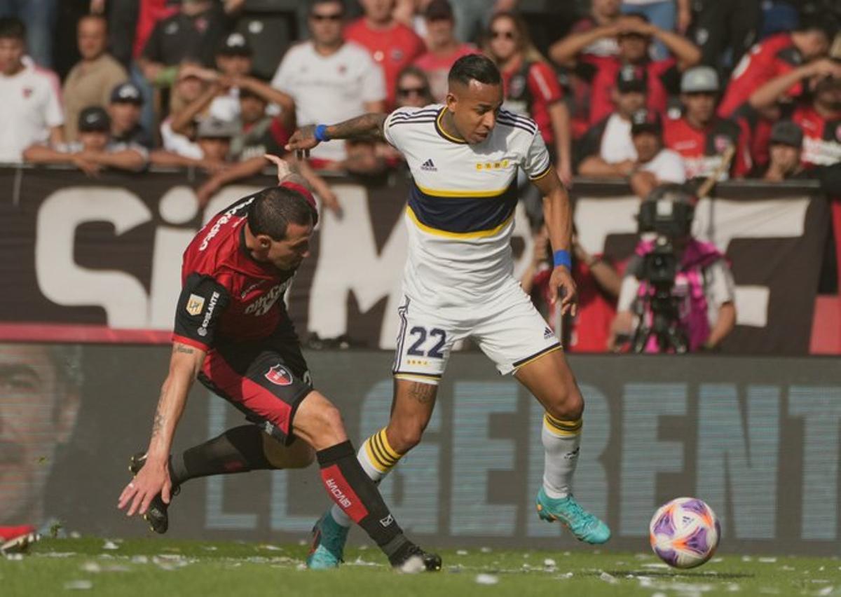 Imagen del encuentro entre el Boca y el Newell's