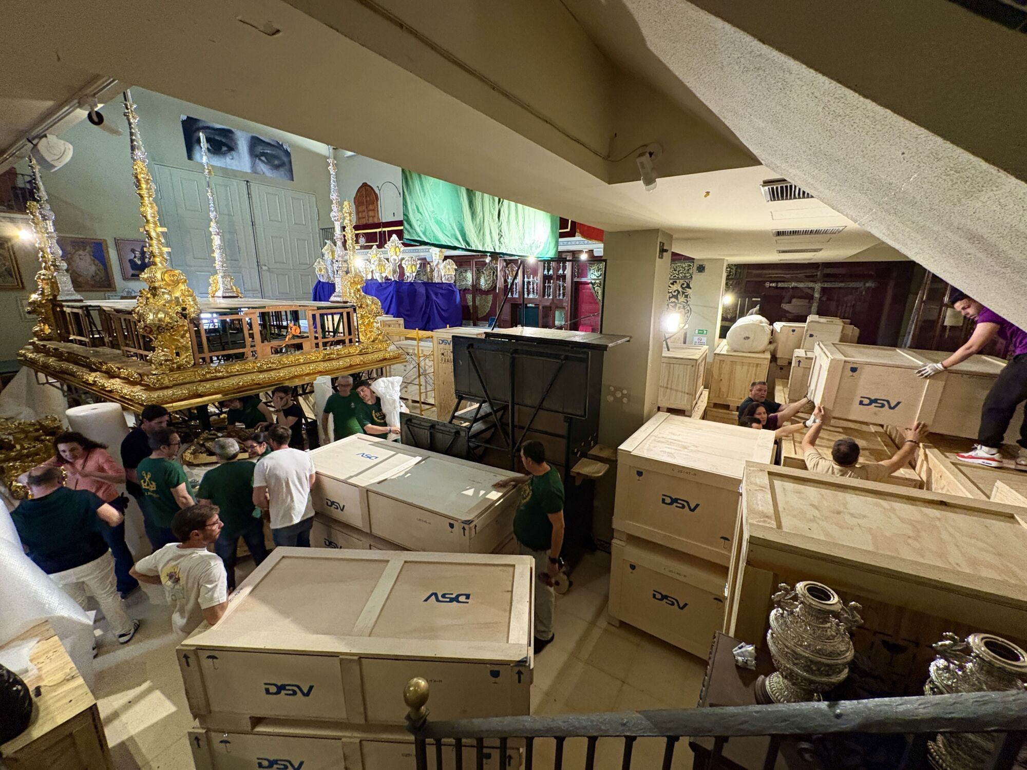 La Archicofradía del Paso y la Esperanza ultima los preparativos del traslado para el Jubileo en Roma