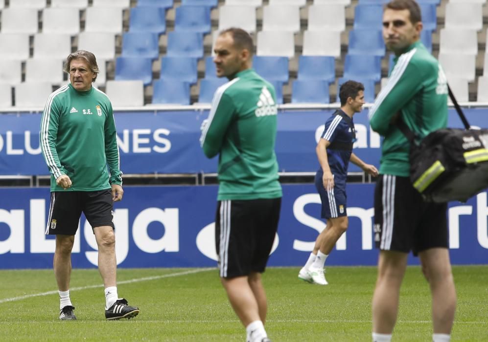 Entrenamiento del Oviedo en El Tartiere