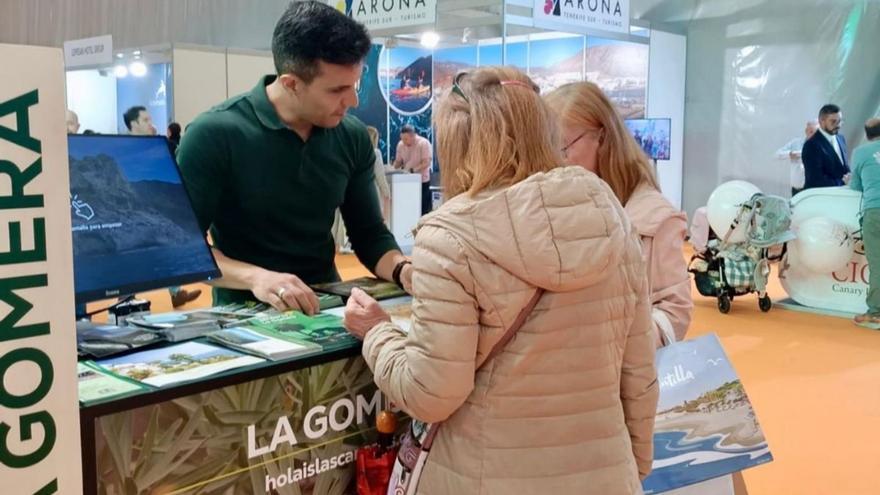 Puesto de La Gomera en Expovacaciones.