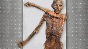 Imagen de la momia Ötzi.