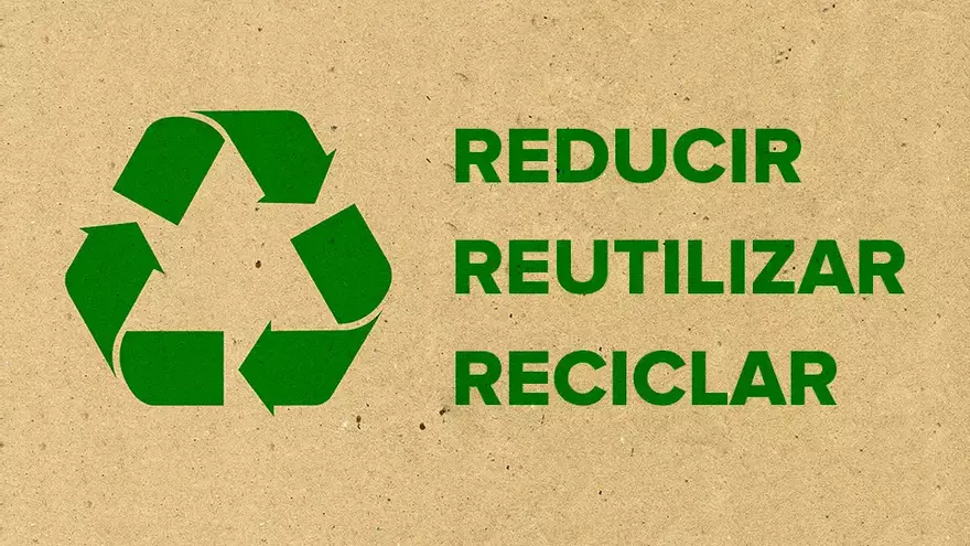 Reducir, reutilizar y reciclar.