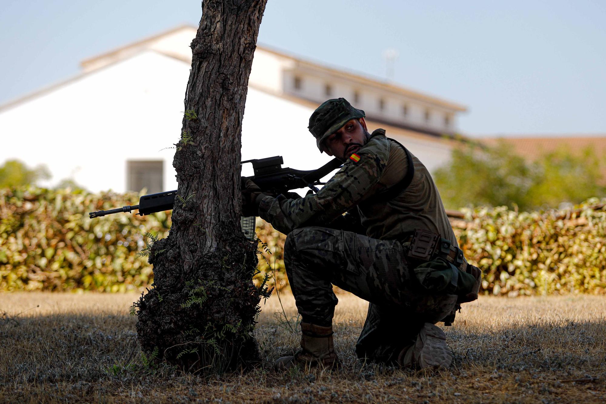 Militares en Ibiza: listos para la acción