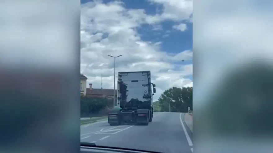 Así conducía el camionero que octuplicó la tasa de alcohol en Taradell, Barcelona