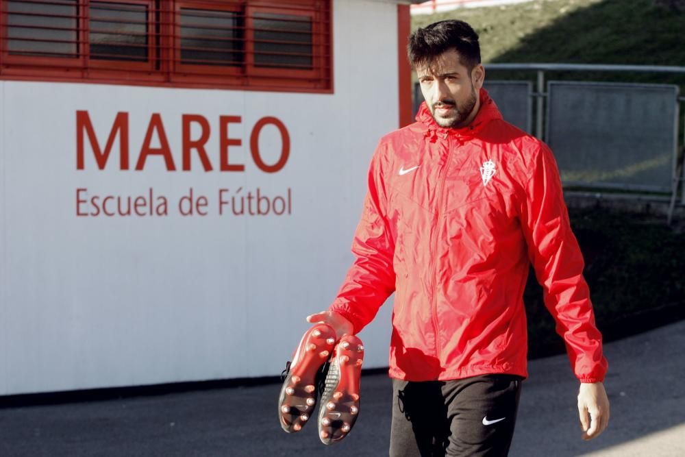 Entrenamiento del Sporting