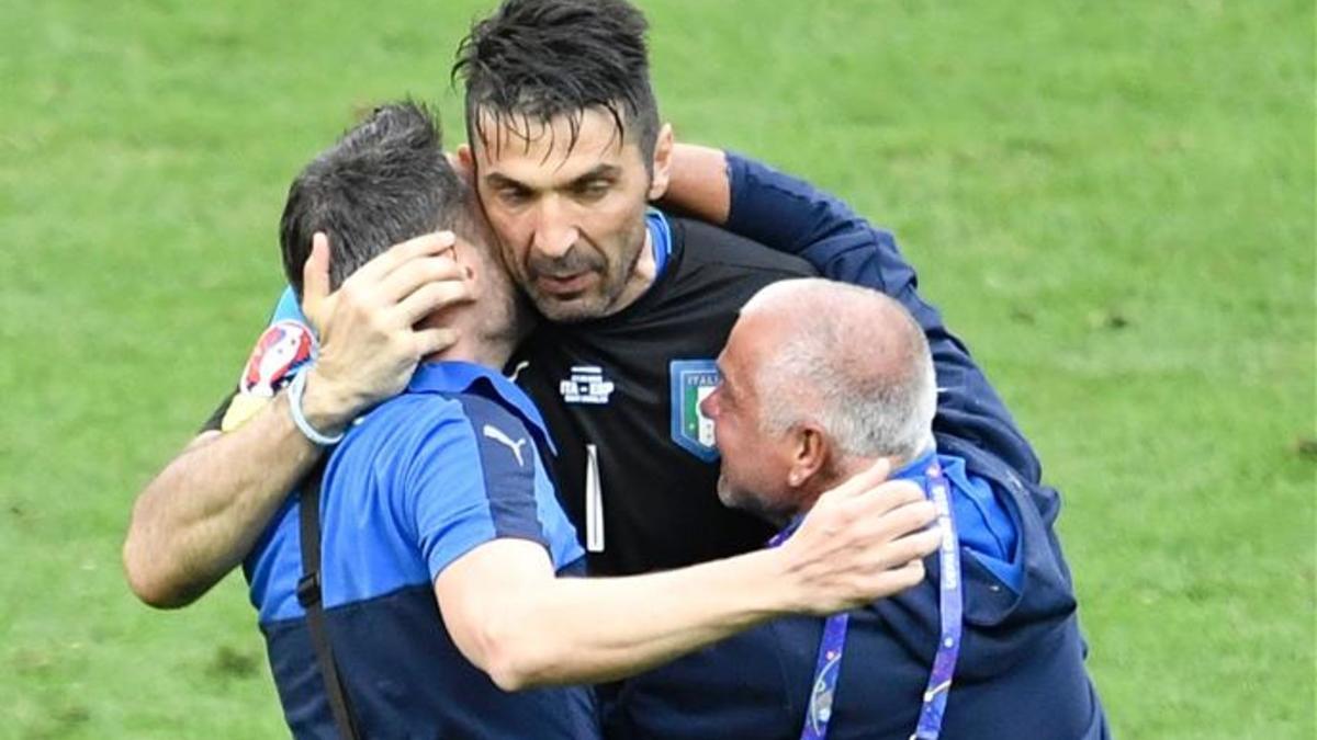 El veterano guardameta italiano Gianluigi Buffon fue uno de los más destacados de la 'azzurra'
