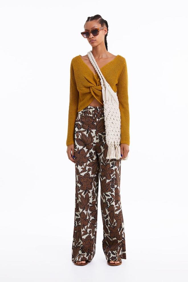 El pantalón floral