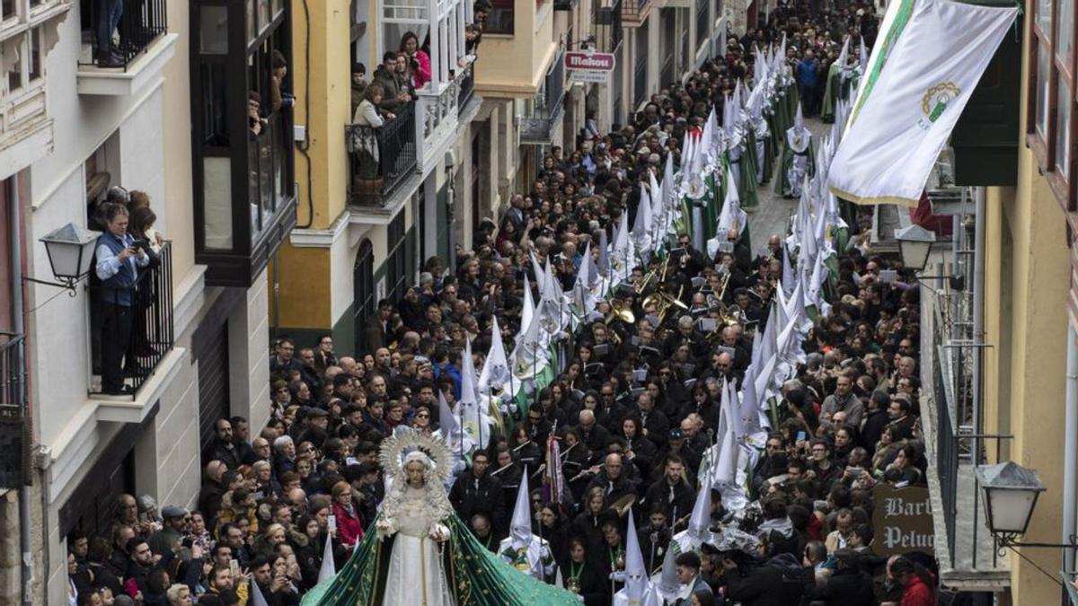 La procesión de la Esperanza, en 2019. | Emilio Fraile