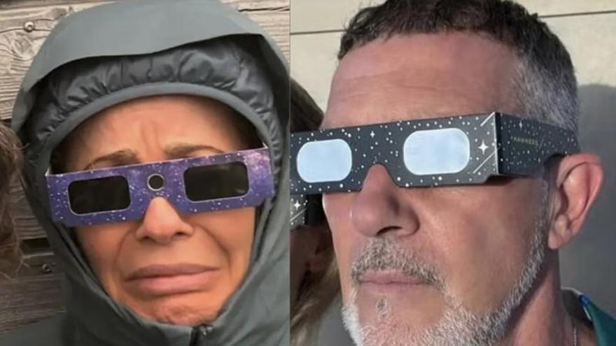 Sonsoles Ónega, Toñi Moreno, Antonio Banderas y el intento frustrado de María Adánez: famosos que no hicieron caso a Miguel Bosé y vieron el eclipse solar