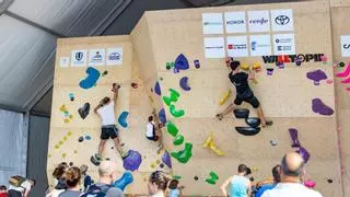 Arranca la acción con las clasificatorias absolutas en la cuarta jornada de 'Climbing Madrid'