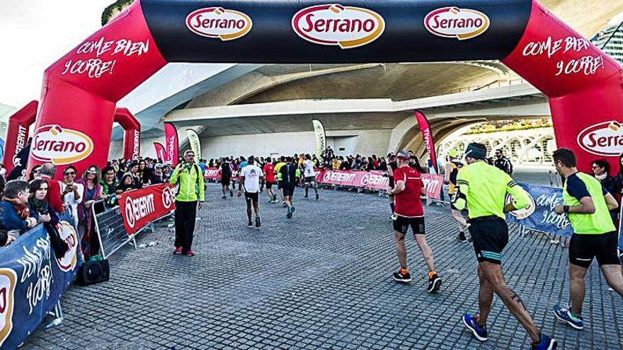 último kilómetro del maratón de Valencia presencial