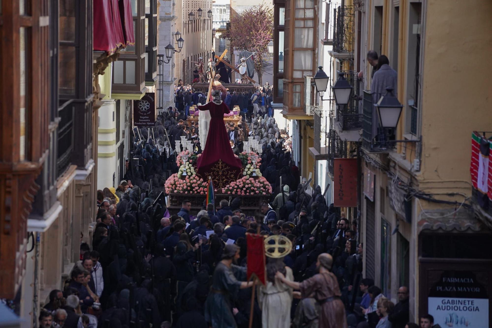 GALERÍA | Zamora arropa así a la procesión del Jesús Nazareno en la Plaza Mayor