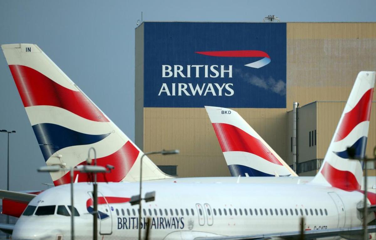 Aviones de British Airways.