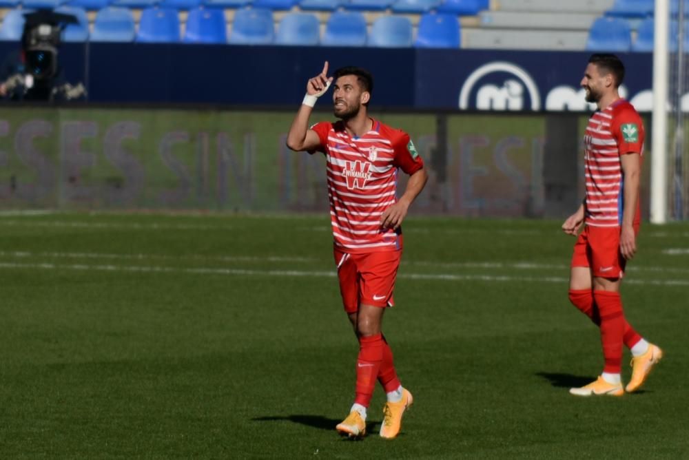 Partido de la Copa del Rey entre el Málaga CF y el Granada.