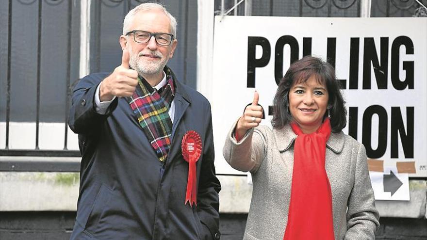 Los sondeos daban la mayoría absoluta a Boris Johnson