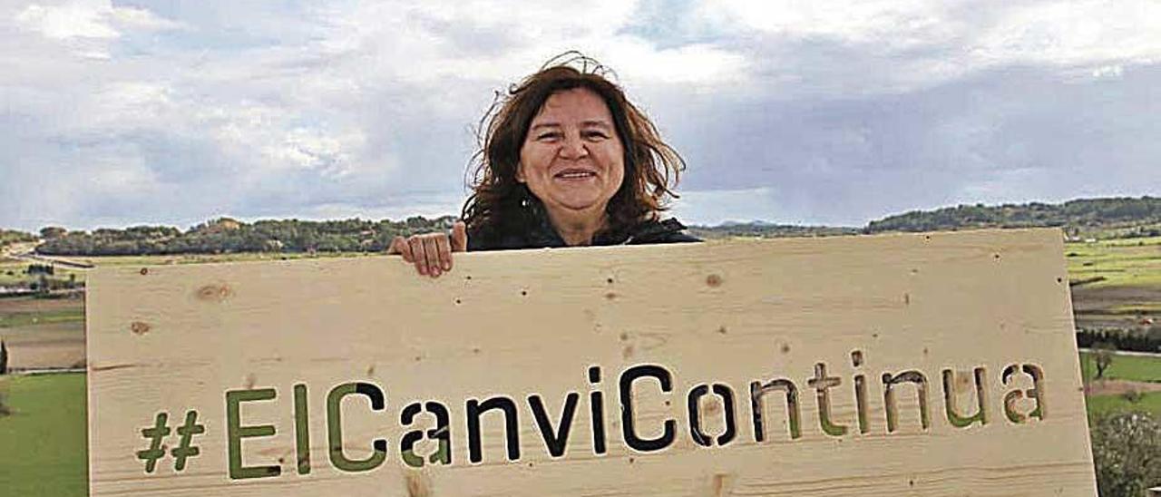 Caterina Mas, en una imagen de la Ãºltima campaÃ±a de MÃ©s.