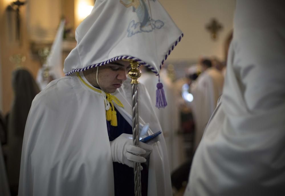 Acto del prendimiento de Jesús, lanzada y procesión en la iglesia de los Ángeles