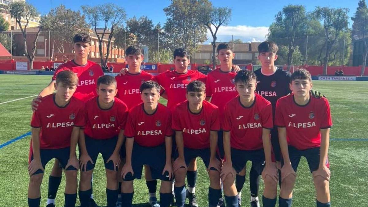 Once titular del Cadete "A" de la UE Tavernes de la Valldigna en la última temporada