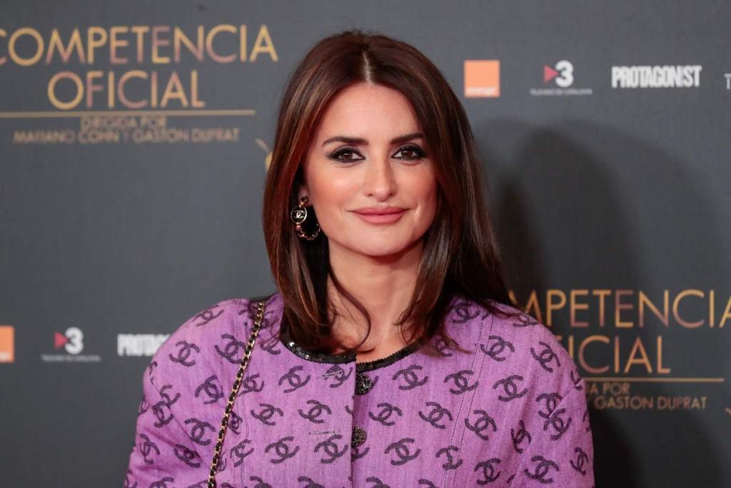 Penélope Cruz presenta en Madrid su nueva película, 'Competencia oficial'.