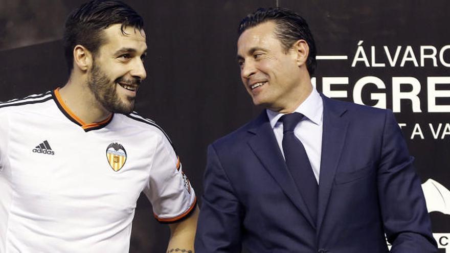 Negredo quiso venir pese a Pellegrini