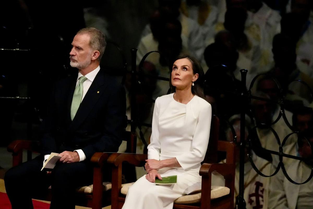 Los Reyes de España en la Sagrada Familia