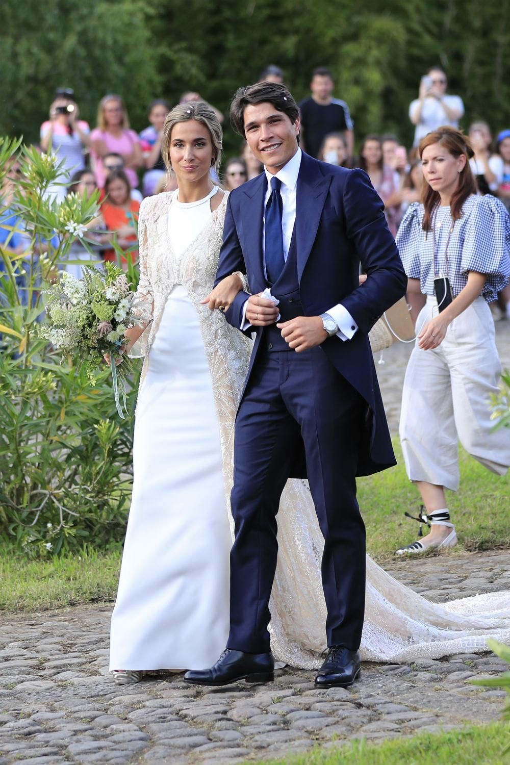 María Pombo y Pablo Castellanos tras el "sí, quiero" en Santander