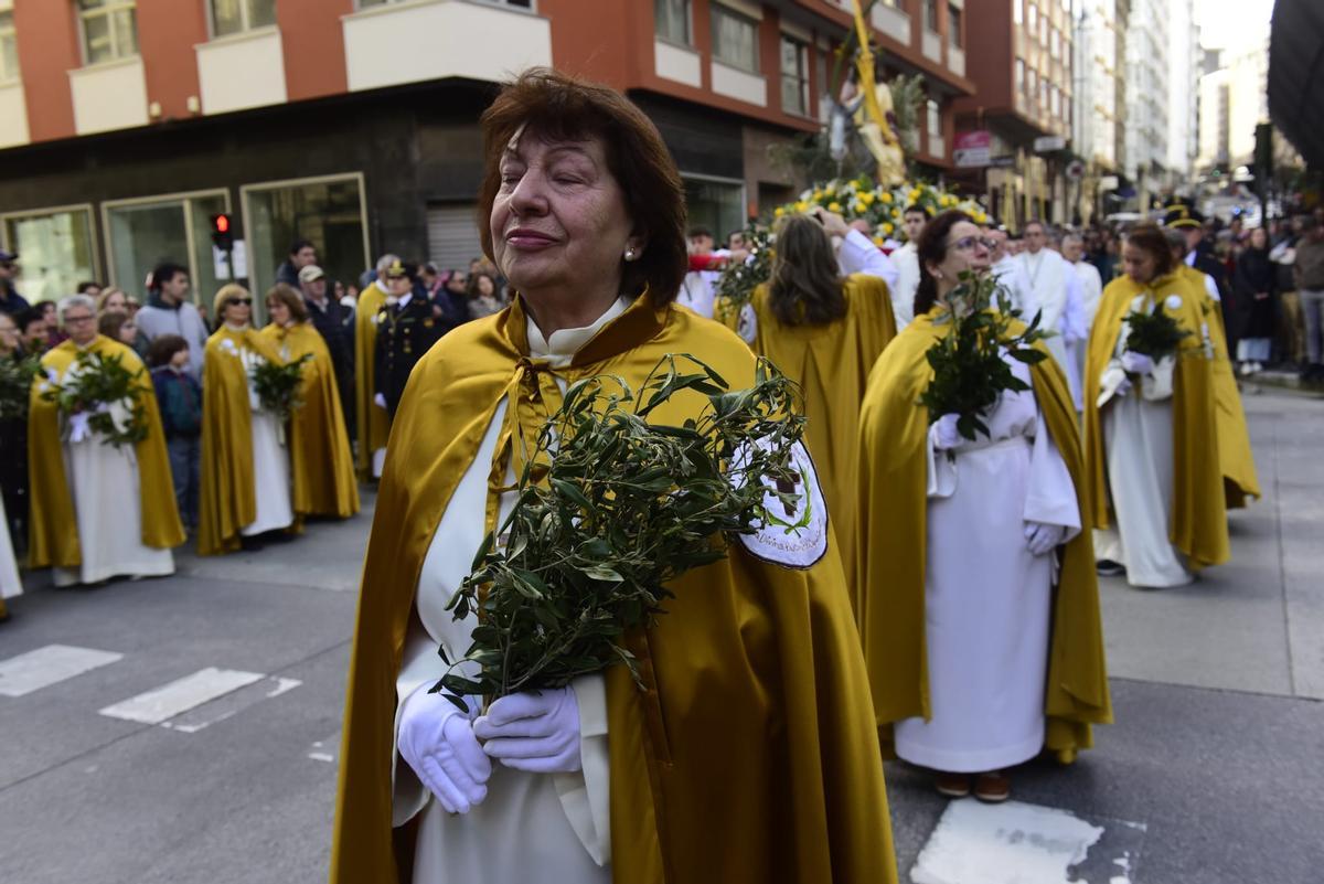 Paso de la Borriquilla en A Coruña.