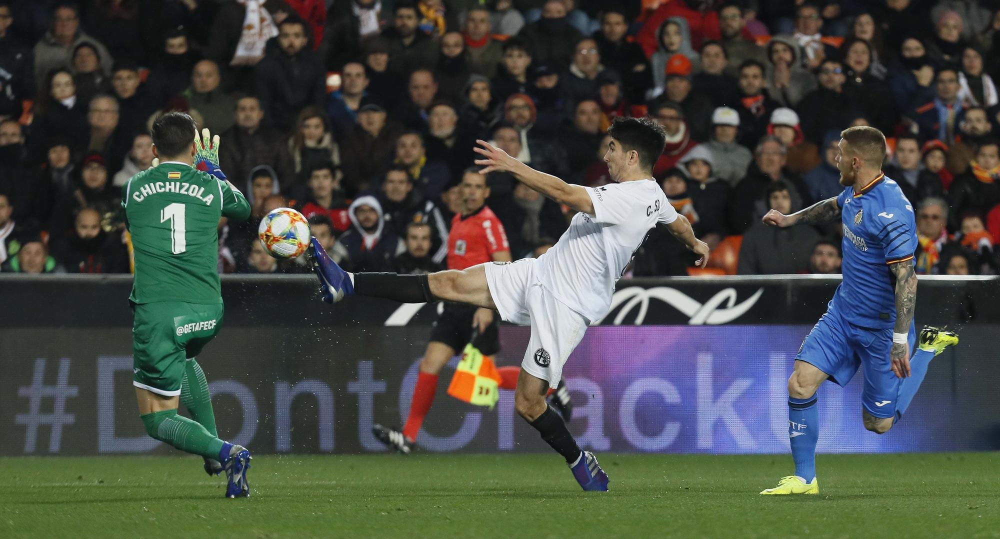 Los enfrentamientos Valencia CF - Getafe con Bordalás en el banquillo madrileño