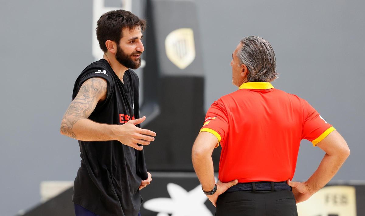 Sergio Scariolo no tiene claro que pueda contar con Ricky de cara al Preolímpico en Valencia