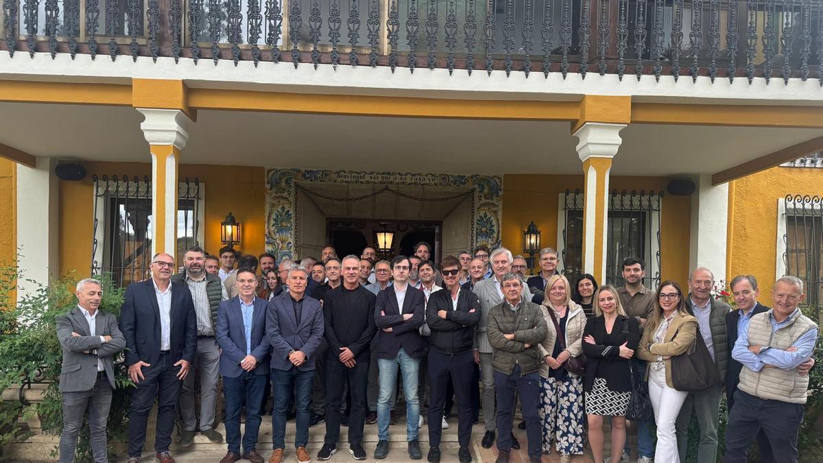 Ramón Esteve, tras participar en el encuentro de Coeval en la Clariana de Ontinyent.
