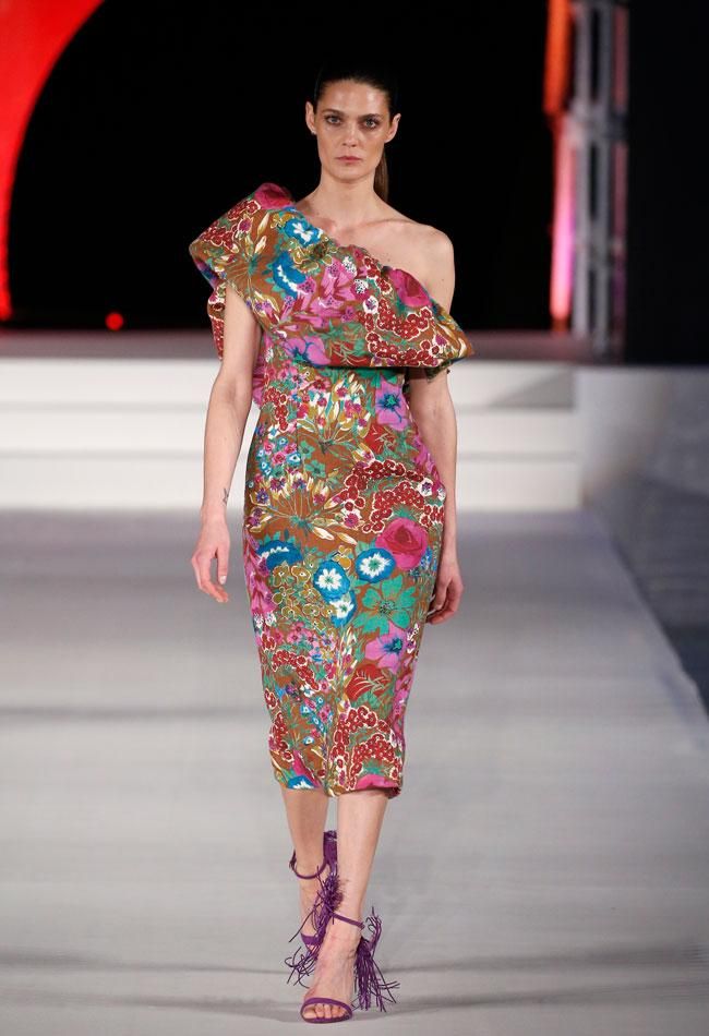 Mercedes Benz Fashion Weekend Ibiza: Jorge Vázquez, vestido asimétrico