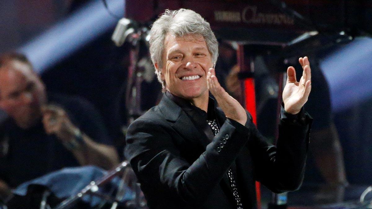Bon Jovi, durante un concierto en España.