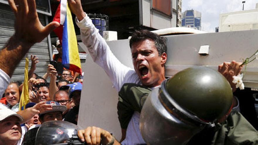 El líder opositor venezolano Leopoldo López.