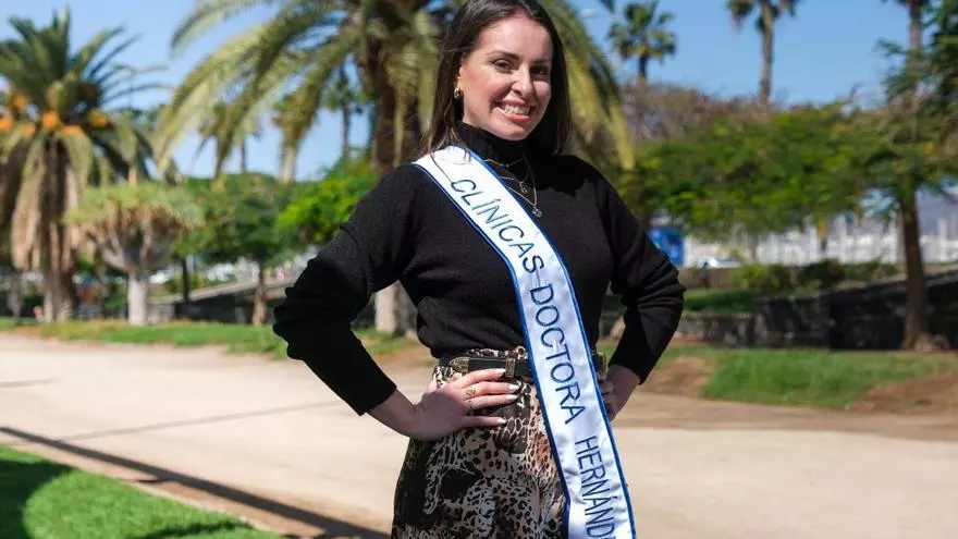 Sarina Hernández, candidata a Reina del Carnaval de Las Palmas de Gran Canaria
