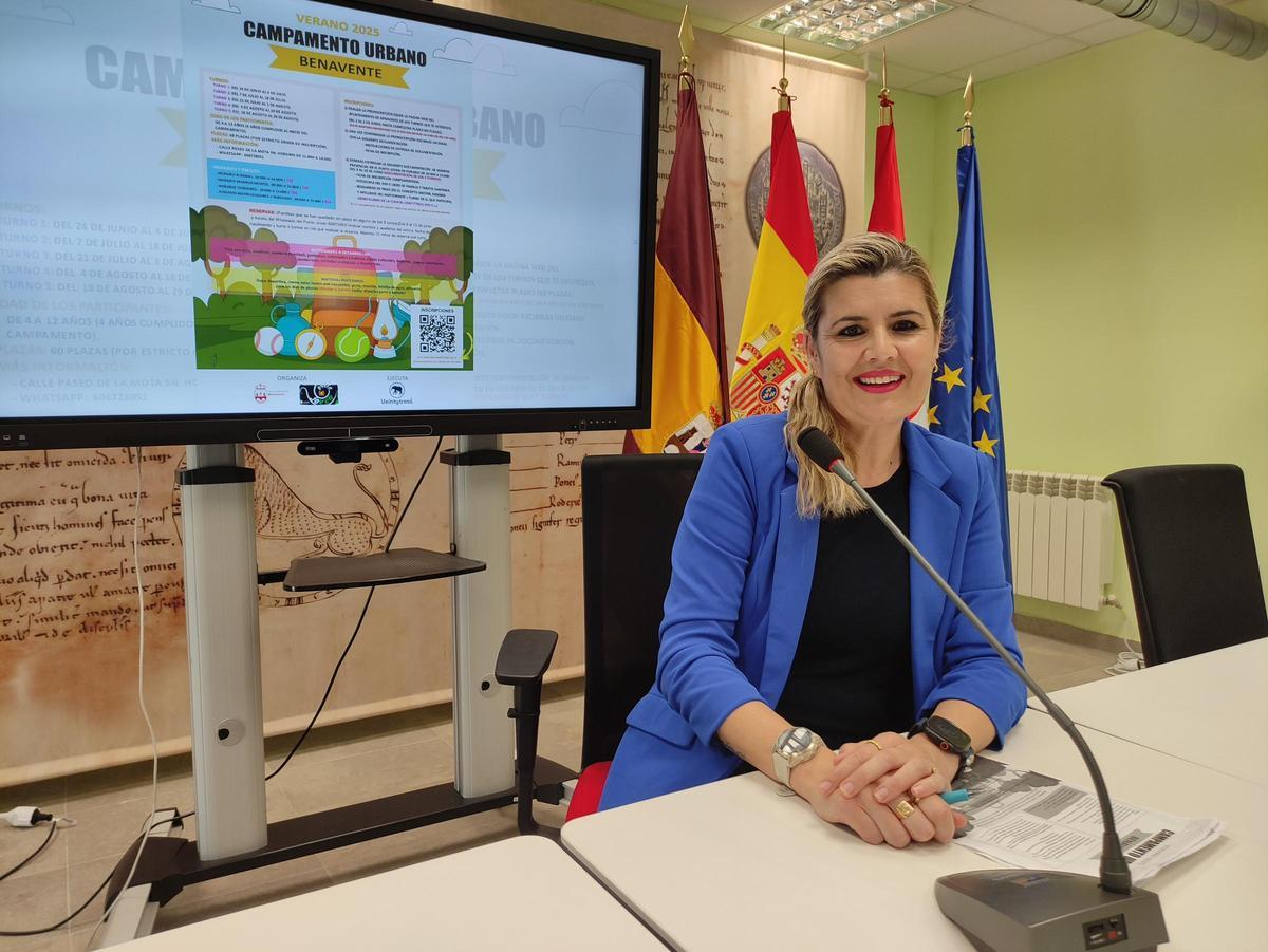 Elena Justo, concejala de Juventud y Deportes.