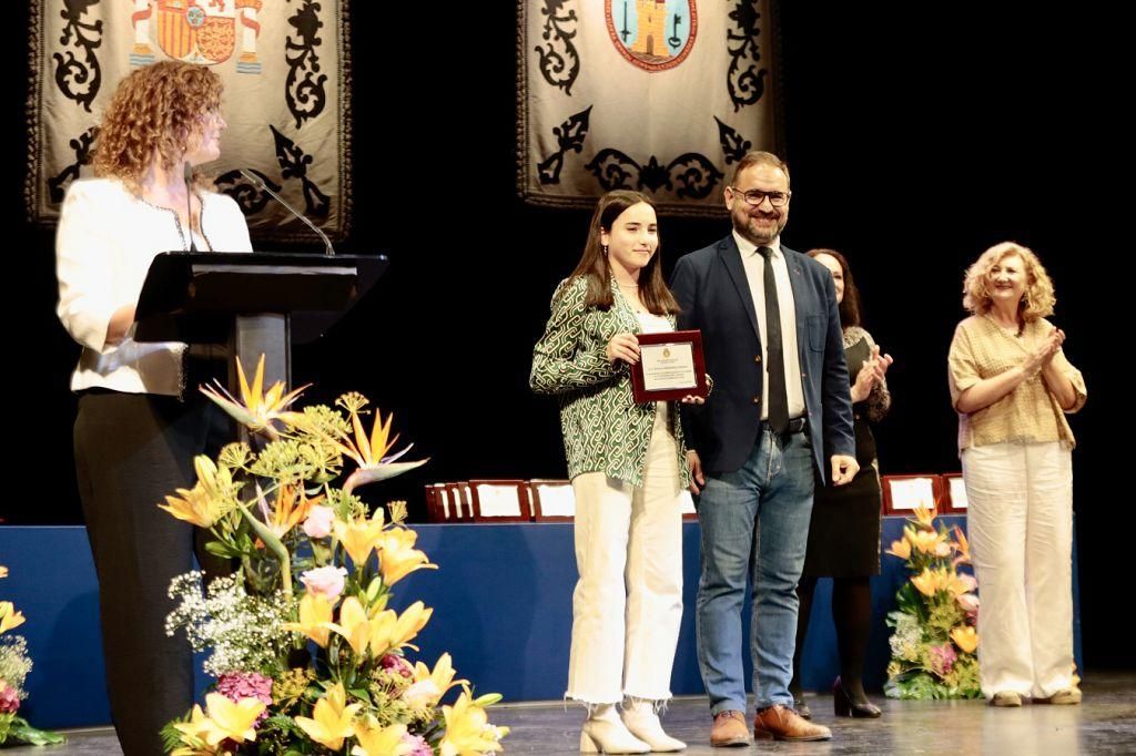 Entrega de distinciones al alumnado en Lorca