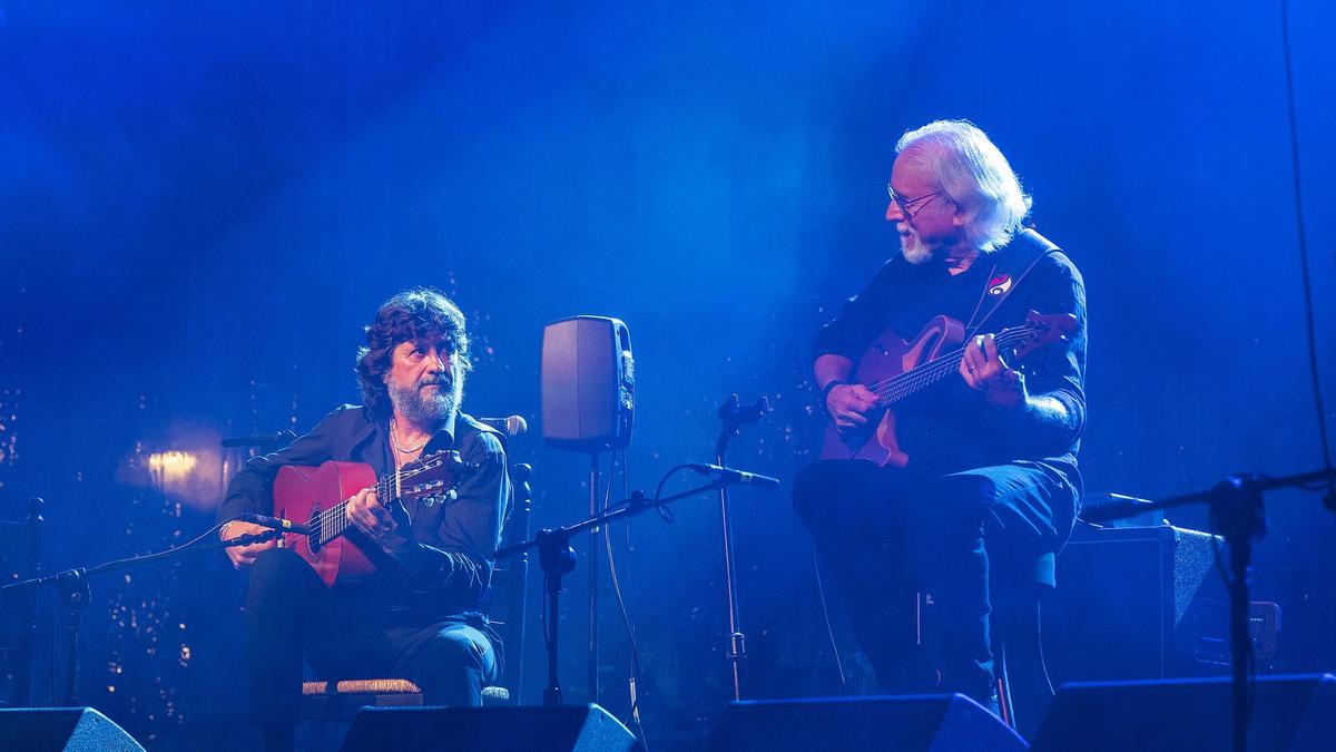 Chicuelo y Carles Benavent en el escenario de la Catedral dentro de la programación de las fiestas de la Mercè 2026