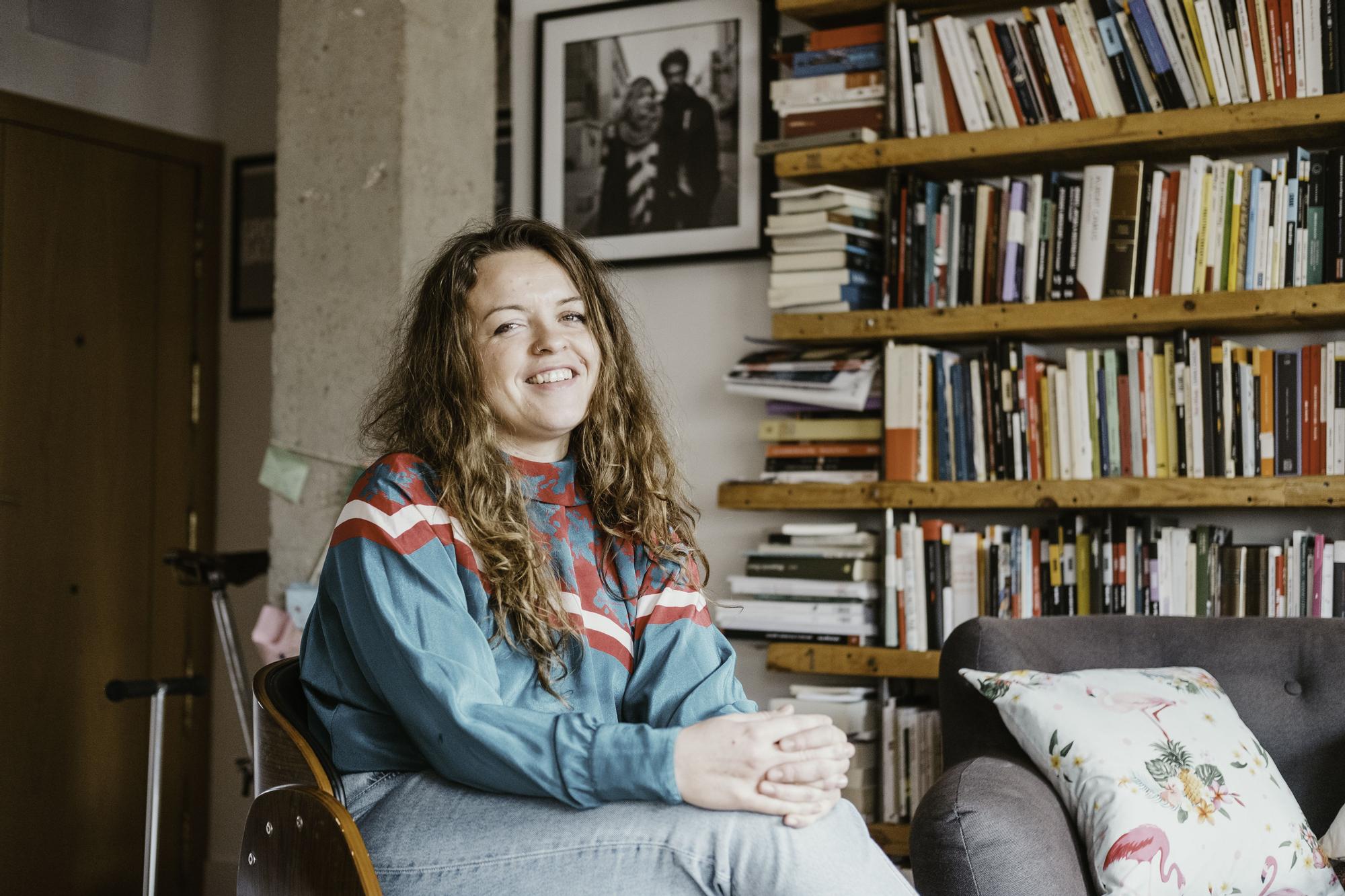 Aloma Rodríguez, en un instante de la entrevista.